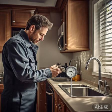 检查水压，智能马桶需稳定水源