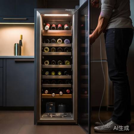 红酒柜第二步：安全连接电源