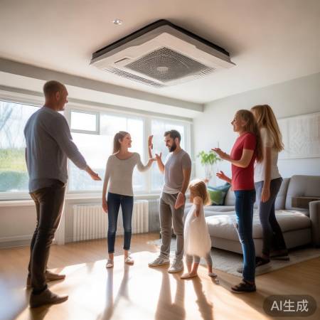 “新风系统安装完毕，清新体验待