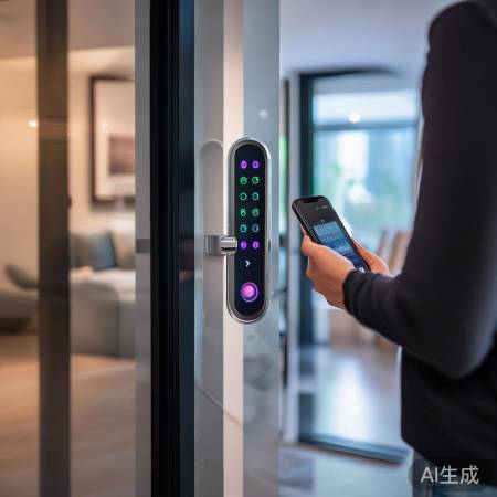 钥玛指纹锁，智能家居好帮手。