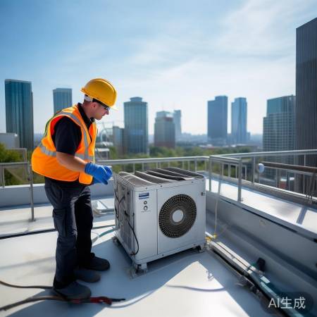高层安装空气能，通风好效率高