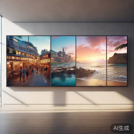 按场景分类，三视图展示