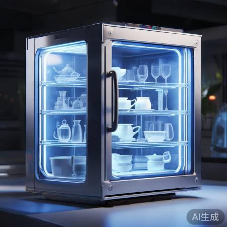 紫外线照射消毒，冷消不耐高温餐