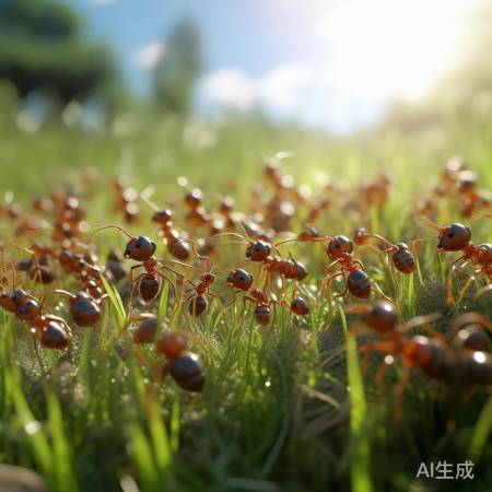 蚂蚁象征勤劳团结，提醒团队力量