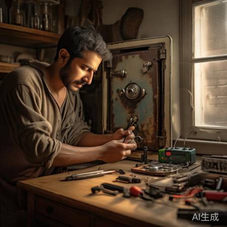 保险柜没电开锁小妙招