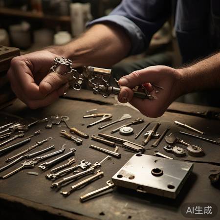 万能钥匙开启多锁，小心以免损坏