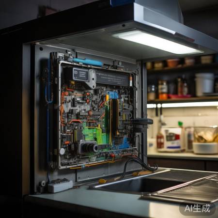 油烟机启动故障，检查按钮和继电