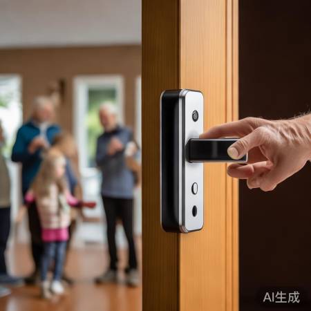 双活指纹锁，老人孩子更方便