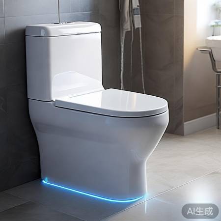 智能感应马桶，卫生便捷，贴心设