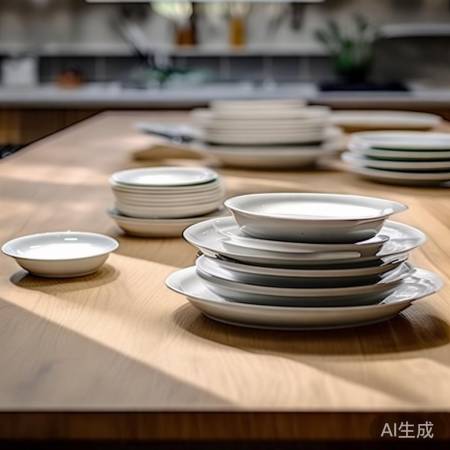 餐具摆放间距，消毒防碰撞