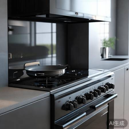 集成灶吸油烟强，火力可调，厨房