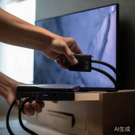 检查电视HDMI连接是否牢固