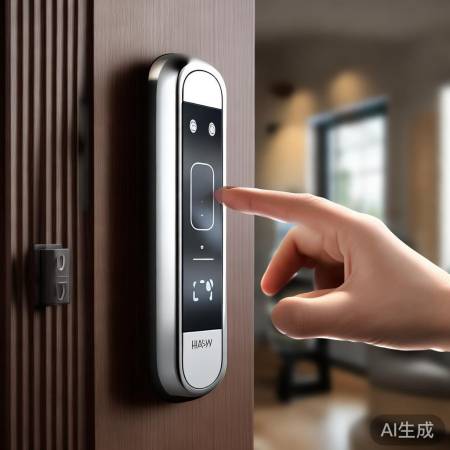 华为滑盖指纹锁，多解锁方式便捷