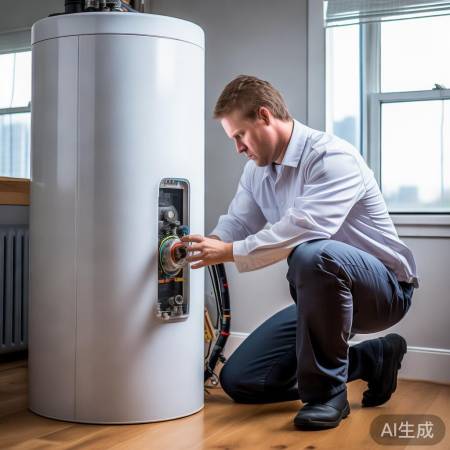 安装问题或放置不稳，热水器不出