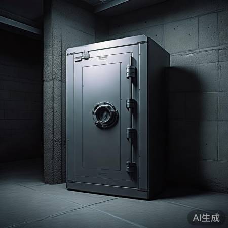 墙角承重固定，保险柜更稳固。