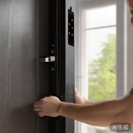 无锁体智能锁，安装便捷，小白也