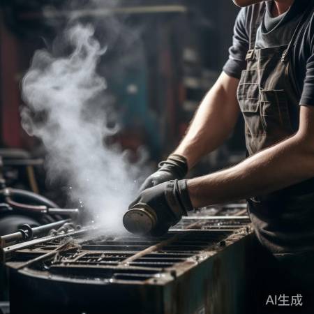 开启散热器排气阀，排除空气。