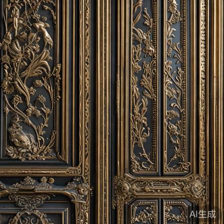 法式防盗门，精美雕花，浪漫气息