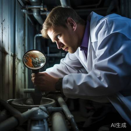 “排水管老化检测中”