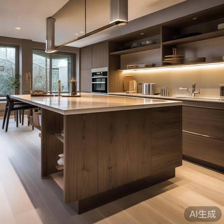 厨房805mm高，空间紧凑不占