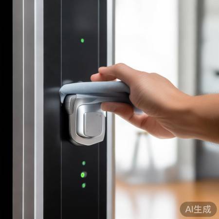 智能锁感应区，清洁保稳定