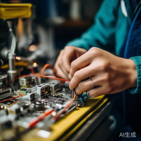 焊锡冷却，绝缘包裹保安全。