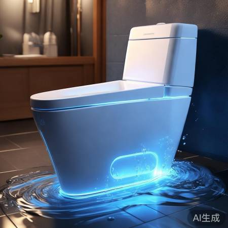 智能马桶温暖座圈，自动冲洗洁净