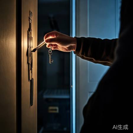 备用钥匙藏门内，快速开锁有妙招