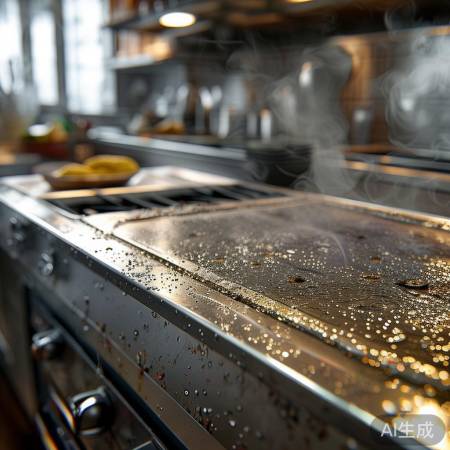 油烟机油垢，定期清洗必要