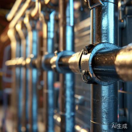 换热器结构：进出口管+法兰+支