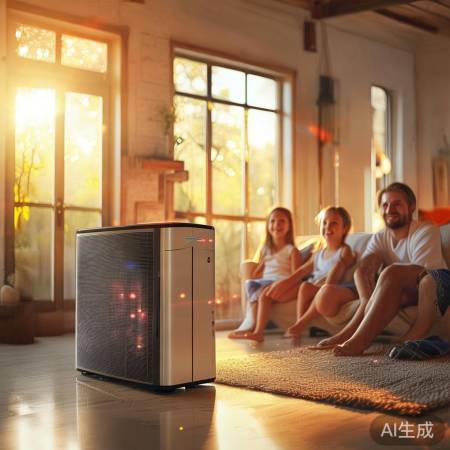 热浪空气能，夏日阳光拥抱。