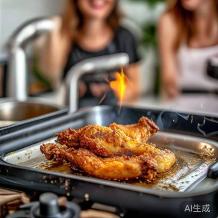 集成灶炸锅轻松做鸡翅,家庭美食新选择-800家电修典