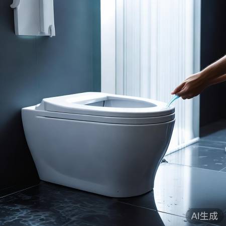智能马桶冲水卓越，观察调整喷头
