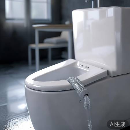 法恩莎智能马桶进水管，连接水源