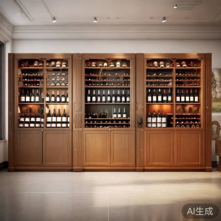 红酒柜子展厅效果图:尽享美酒与艺术的完美融合-800家电修典