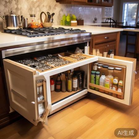 燃气灶下橱柜空间巧利用,打造厨房收纳新天地-800家电修典