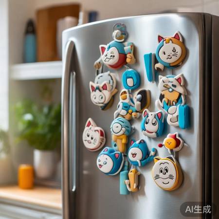 探索童年回忆:黏土哆啦A梦冰箱贴收藏指南-800家电修典