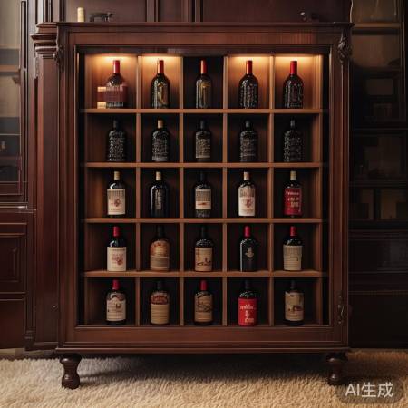 酒柜九宫格红酒摆放技巧揭秘-800家电修典