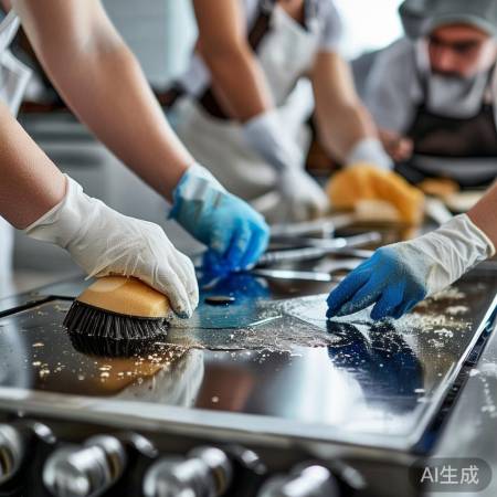 清洗团队上门，油烟机焕然一新