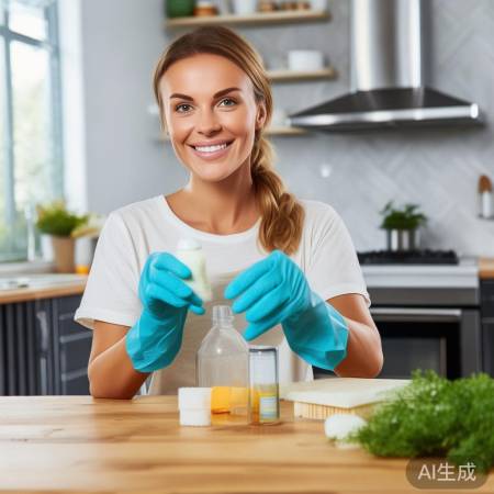 厨房清洁小窍门,护手手套必备