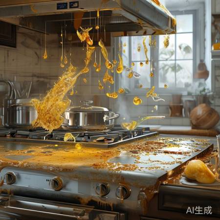 油烟机油污堆积问题