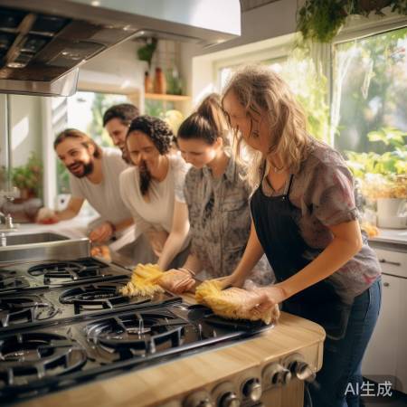 “厨房改造，告别油污烦恼”