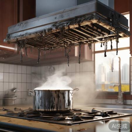 油烟机油垢隐患大