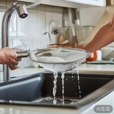 洗洁精刷油污，健康无残留