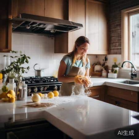 厨房清洁小技巧，焕然一新浪漫满