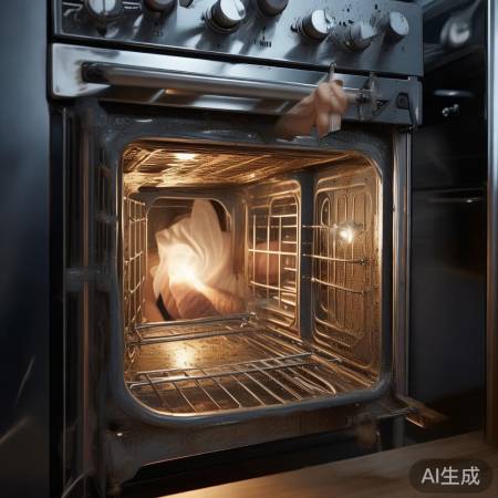 清洗表面,内部未触及