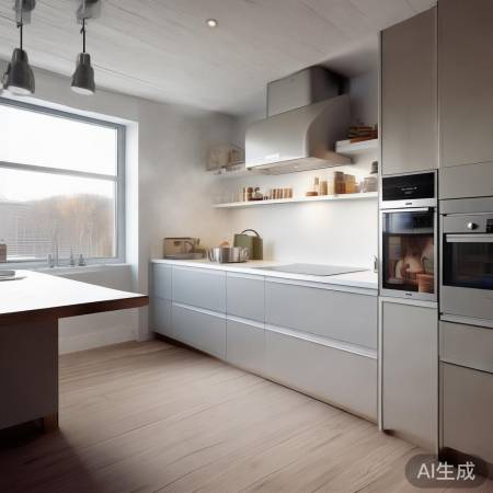 开放式厨房易油腻,装修建议看这