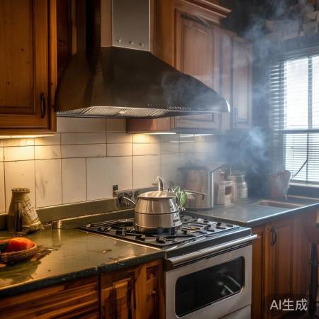 老李厨房焕新，油烟机除污。