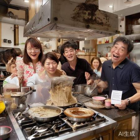 “免费洗油烟机,告别厨房烦恼”