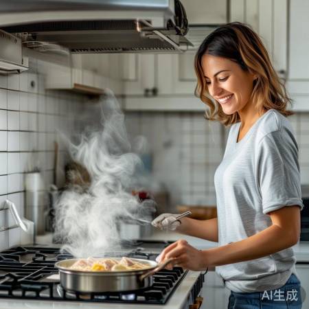 “减少油污，清洁油烟机”